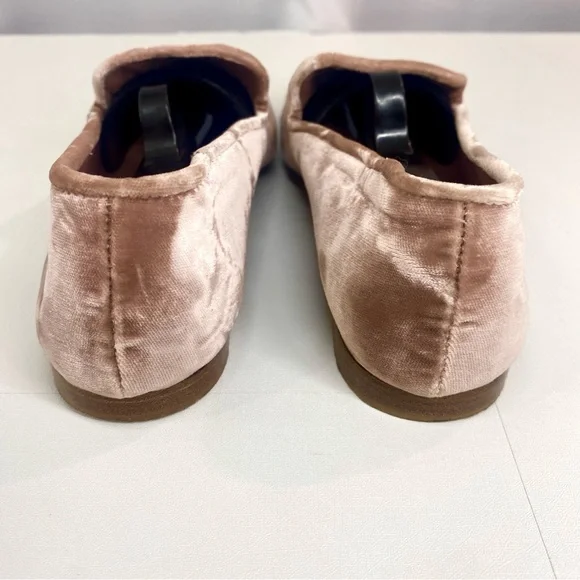 Vince Women Bray Velvet Smoking Slippers Flats Loafers Blush Pink Shoe sz 7.5 - Picture 8 of 17